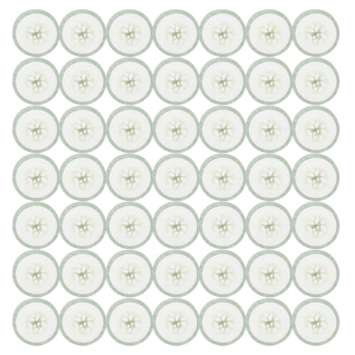 FRCOLOR 200Pcs Cucumber Print Eye Pads Cooling Eye Masks for Women Breathable Non Woven Fabric Eye Care Tools Moisturizing and Soothing Patches for Relaxation and Hydration