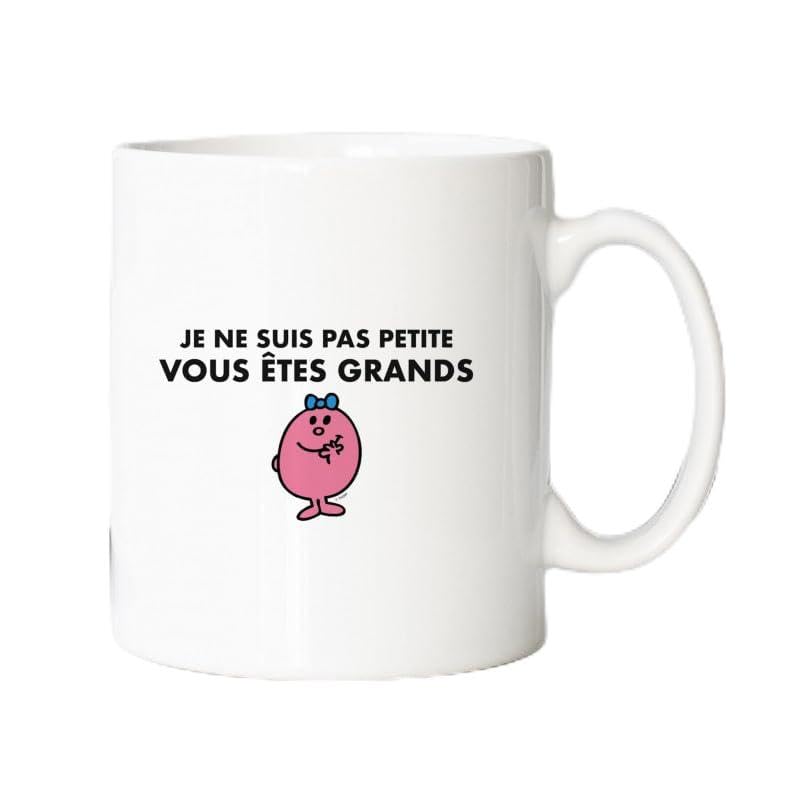 Monsieur Madame Mug Je Ne suis Pas Petite Vous Etes Grands - Mug céramique imprimé en France - Licence Officielle