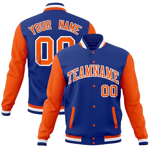 Custom Men Women Youth Varsity Jacket Cotton Baseball Letterman Jacket Personalized Sports Lightweight Bomber Coat