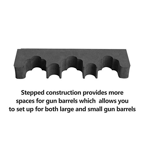 Adoreal 2 Pack Gun Rack for Gun Storage, Gun Safe Accessory for Rifles and Shotguns, Gun Holder in Gun Cabinet, Shotgun Rifle Rest, Foam Material with Magnetic Strip, Gifts for Hunters