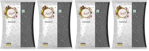 Image of Chounk Black Cumin Seeds 200g (100g x Pack of 4) Kalonji Seeds for Hair Growth | Kalonji seeds | Culinary Spice | Health Benefits | Source of Antioxidants | Kala Jeera