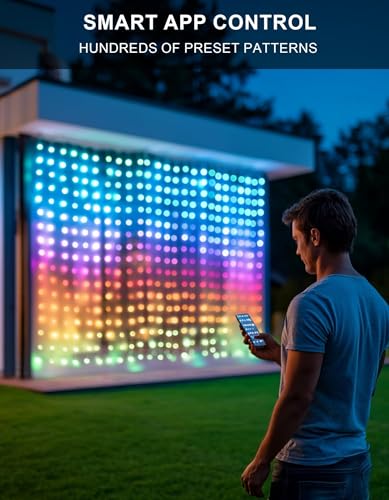 Dazzle Bright 300 LED Curtain String Lights - Image 8