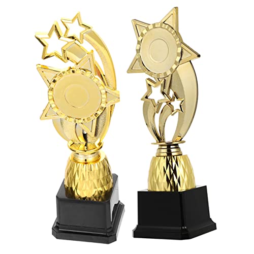 STOBOK 6 Pçs Troféu Pentagrama Presentes Para Crianças Mini Troféu Decoração Sotaque De Troféu De Co