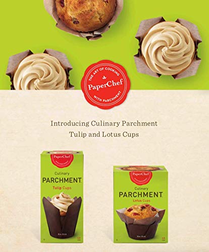 Paperchef 75048 Baking Cup: Lotus-Shaped Cupcake And Muffin Liners, Nonstick Parchment Papers thumb #3