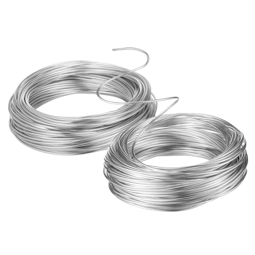 Câble polyvalent pour bijoux en fil aluminium souple et résistant à la décoloration x2