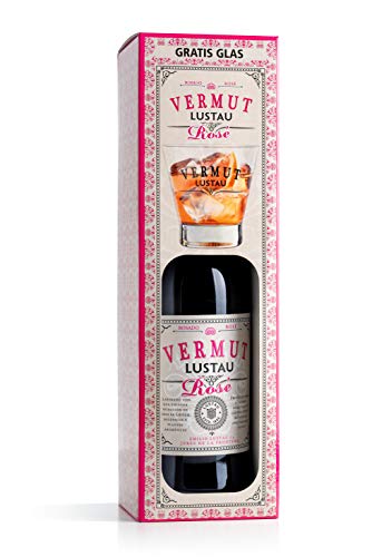 Lustau Vermut Rosé Geschenk mit Glas Rose Wermut (1 x 0.75 l) Cover