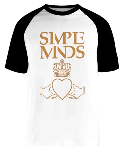Photo de Simple Minds Logo T-Shirt À Manches Courtes Unisexe Blanc Baseball Tee