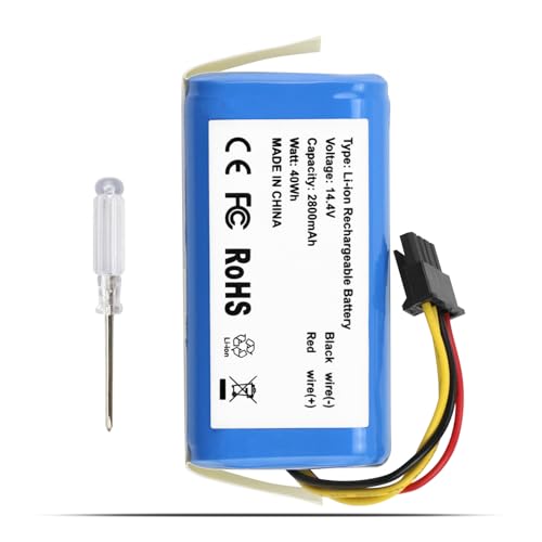 ANTIEE 2800mAh Vacuum Cleaner Batteria per Vileda VR302 Robot di pulizia, aspirapolvere home cleaner 14.4V