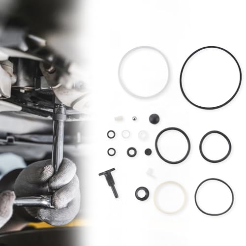 Image of 8 Ton Vertical Bottle Jack Complete Repair Kit 18Pcs Oil Seal O-Ring Hydraulic Jack Replacement Parts