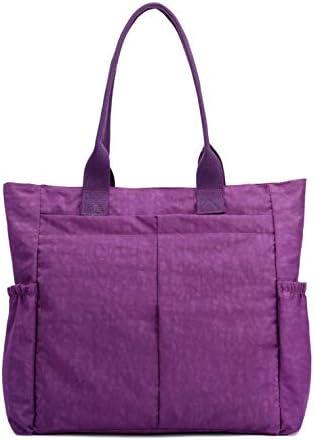 Water Resistant Multi Pockets Large Lightweight Tote Bag Shoulder Bag Waterproof Handbags