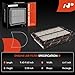 A-Premium 2-PC Engine Air Filter Compatible with Hyundai Elantra(17-20), Kona(18-23) & Kia Forte(19-23), Forte5(20-23), Soul(20-23) - 1.4L 1.6L 2.0L