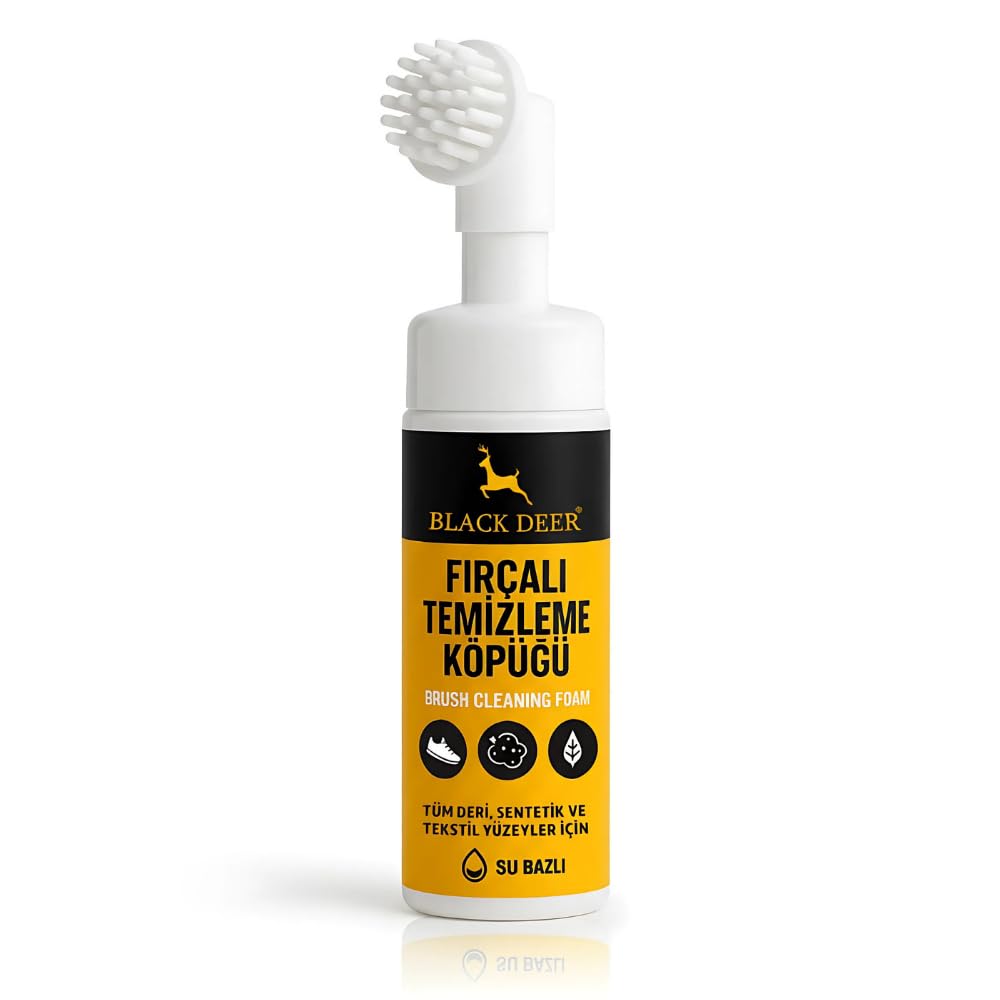 BRCF01 | Fırçalı Ayakkabı Temizleme Köpüğü, Ayakkabı Temizleme, Çanta Temizleme, 150ml