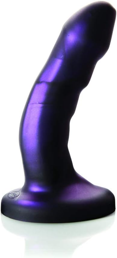 Tantus Sex/Adult Toys Super Soft Curve Dildo - 100% Utra-Premium Silicone Harness Compatible, G-Spot & P-Spot Stimulation for Anal, Vaginal, Men, Women, LGBTQ - Matte, Amethyst