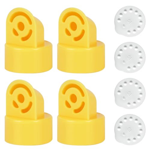 Válvulas y membranas compatibles para extractores de leche