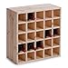 Zeller 13172 Portabottiglie di Vino, Legno, Beige, 52x25x52 cm