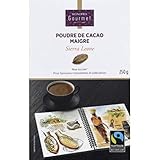 Monoprix Gourmet Poudre de cacao maigre du Sierra Leone - La boîte de 250 g...
