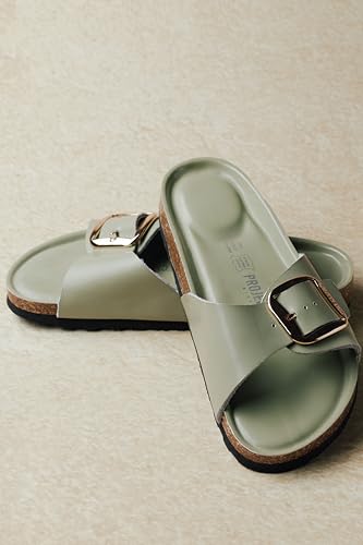 Image of Project Cloud 100% Genuine Leather Sandals Women Dressy Beach Essentials Slides for Women Footwear - Lightweight with Memory Foam Insole Sandals for Women 2026 - Womens Slides
