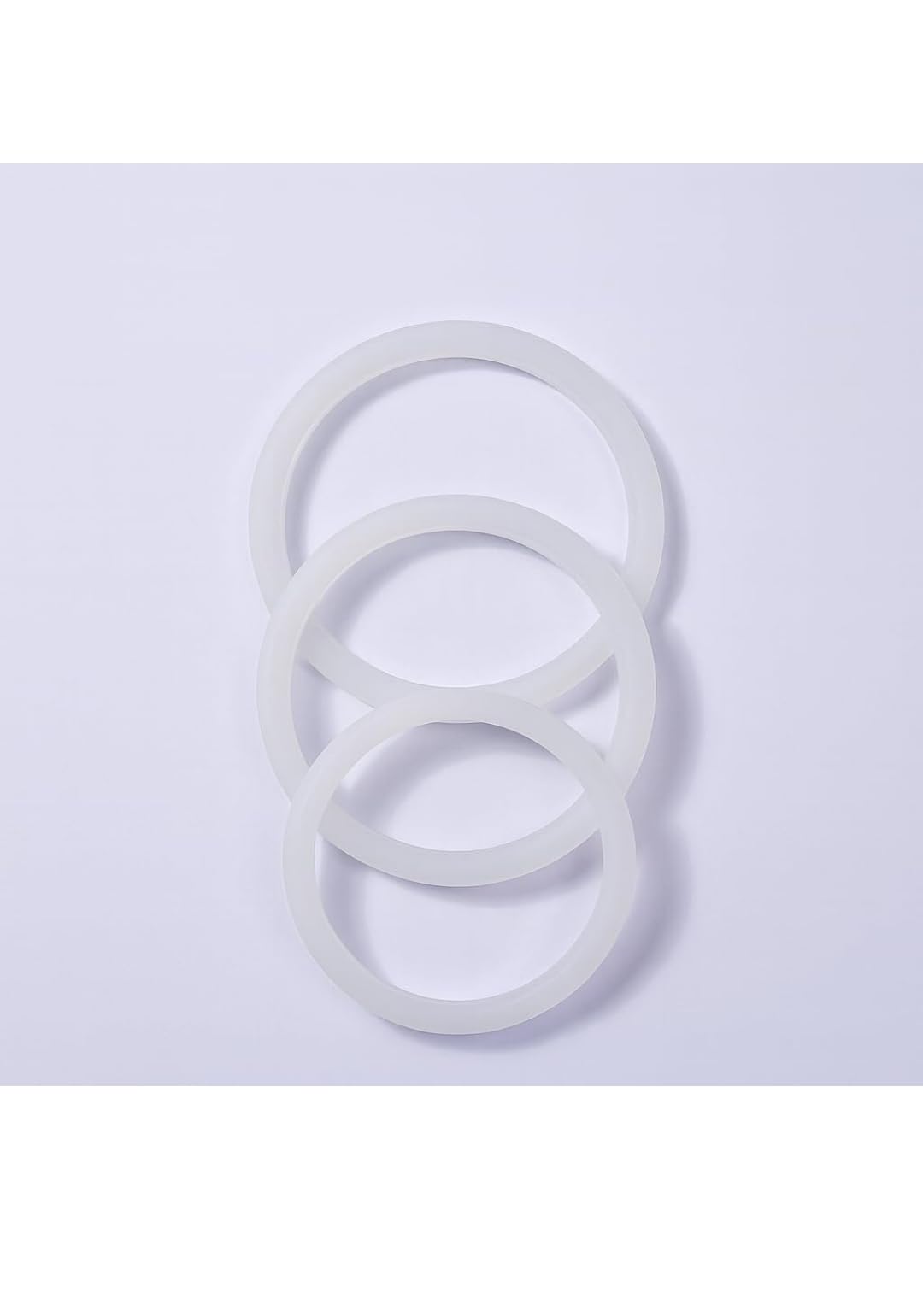 Universal Silicone Gasket Ring Set, 3 Sizes (8.5cm, 11cm, 12.8cm), Food Grade Flexible Sealing Rings for Preethi, Philips, Butterfly Mixer Grinder Jars, Pack of 6 (2+2+2)-image-24