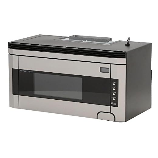 Sharp R-1514 1-1/2-Cubic-Foot 1000-Watt Over-the-Range Microwave, Stainless