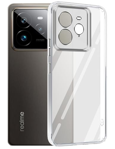 Image of Jkobi Lifetime Anti-Yellow Clear Back Cover Case for Realme GT 7 Pro (Sleek Hard Crystal | Shockproof and Camera Protection)
