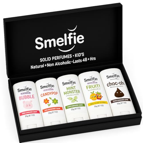 Kids Solid Perfume – Gentle, Alcohol-Free Balm for Boys & Girls | Long-Lasting, Travel-Friendly Pocket Fragrance for Children (Gift Pack 5 Pcs) Kids Solid Perfume – Gentle, Alcohol-Free Balm for Boys & Girls | Long-Lasting, Travel-Friendly Pocket Fragrance for Children (Gift Pack 5 Pcs)