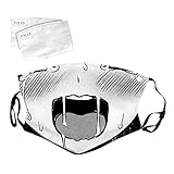 Celendi 1PCS Ahegao Reusuable Face Mask with 2 Filters, Anime Cosplay Printed Costume Mask for Masquerade Party Costume Accessories for Men & Women, はやく