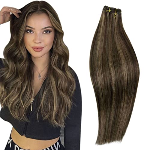 Buy 2 Save More: Weft Hair Extensions Human Hair #2P8A