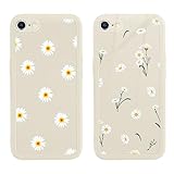 iphone 4 hülle blumen vintage ✿【Kompatibilität】Handyhülle für Apple iPhone 8 / 7 / SE 2022 / SE 2020 (4,7 Zoll). 2x Hüllen mit unterschiedlichen Mustern für das gleiche Telefonmodell.