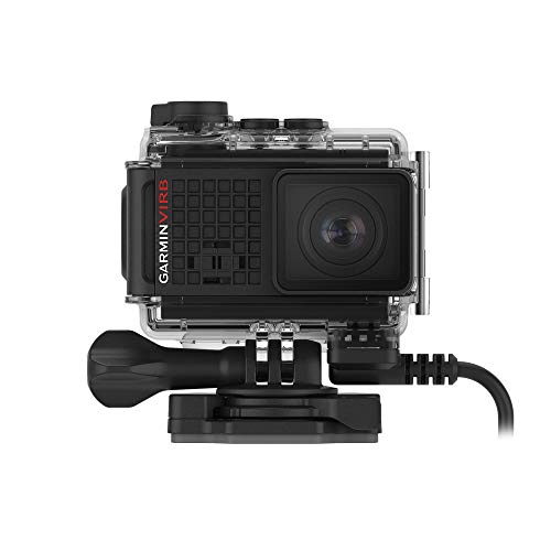 Garmin VIRB Ultra 30 with Powered Mount, 4K Action Camera with Voice Control and Data Overlays, Includes Powered Mount