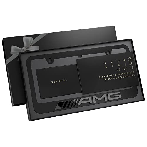 Black License Plate Frame For Amg #TOP3