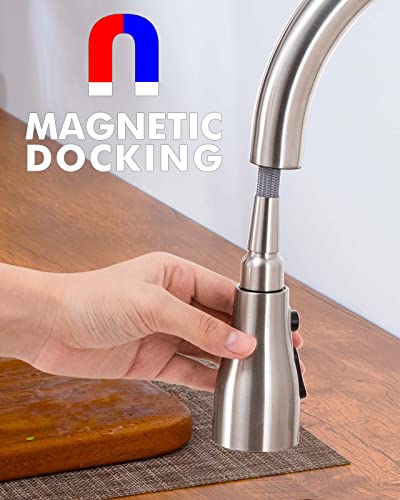 Darnok 79722Ss Colin Kitchen Sink Faucet With Pull Down Sprayer, Stainless Steel #TOP4
