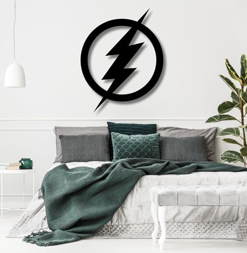 Image of TWIGGY Superhero 6mm MDF Wood Wall Decor Art for Home, Office, or Gaming Room, Gift, Anime (pack of 1 | The Flash)