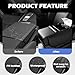 Figpade 4 in 1 Center Console Cover,Multifunctional Car Armrest Storage Box with Cup Holder& Phone Holder& Car Tissue Holder,7.68 * 13.98