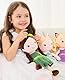 GAGAKU 40 cm Weiche Stoffpuppe, Schutzengelpuppen, Taufgeschenk für Baby Mädchen, Kuscheltier, Glücksbringer für Kinder von 3-5 Jahren (40 cm Wald-Mädchen)