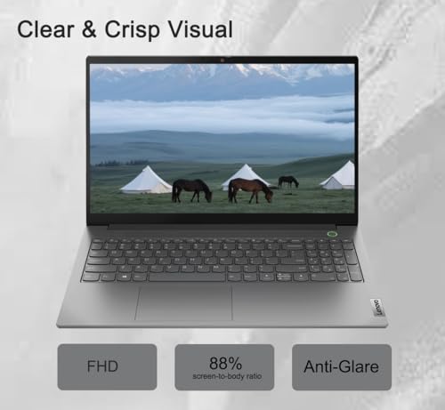 Image of Lenovo ThinkBook 15 Business Laptop (15.6 inch FHD Anti-Glare, 40GB RAM, 1TB SSD, AMD Ryzen 7 5825U (> Intel i7-1255U)) Fingerprint, 1080p Webcam, Military Grade, Wi-Fi, Ethernet, Win 11 Pro w /Copilot