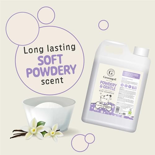 Groomers Professional Dog Shampoo Powdery and Gentle 2.5L, pH Balanced and Paraben-Free, Quick Wash & Easy Rinse - Image 4