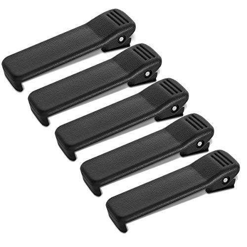 abcGoodefg Belt Clip for Motorola PMNN4251 NNTN4497 NNTN4970 CP200D CP200 CP180 CP150 CP140 CP360 CP380 GP3688 EP450 PR400 Two Way Radios (5 Pack)