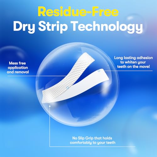Image of MySmile Teeth Whitening Strips, Hydroxyapatite-Infuse White Strips, Non-Sensitive Teeth Whitening with Soothing Natural Ingredients, Enamel-Safe, Residue-Free, Non-Slip (7 Treatments)