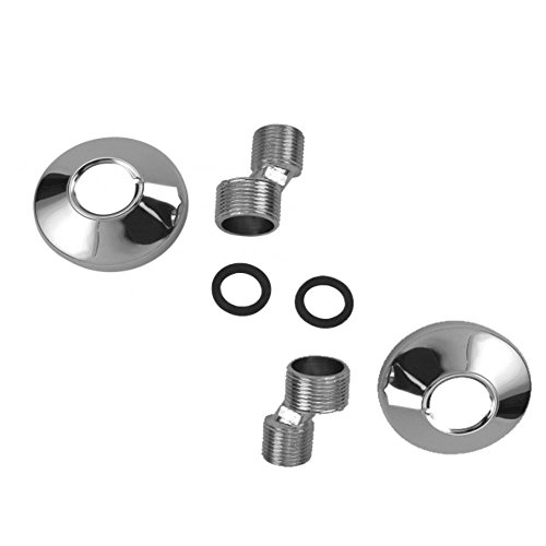 BSPP - Grifo reductor macho para ducha (1/2" x 3/4")