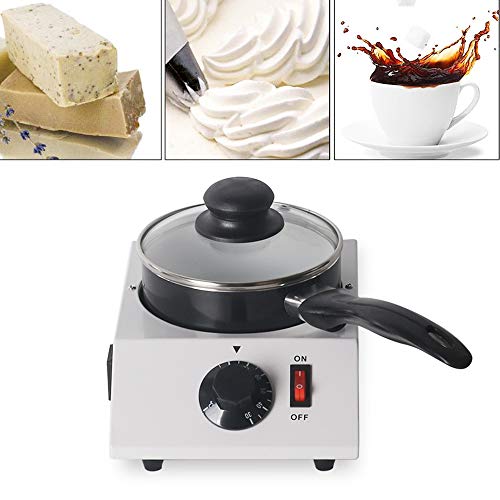 Preisvergleich Produktbild Schokoladenfondue, Schokoladenfondue zum Selbermachen von Schokolade, elektrischer Einfüllmaschine, Käse, Bonbons, Keramiktopf, Antihaftbeschichtung, Kaffeewärmer