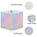 Foldable Fabric Storage Cube Bins Kids Animal Leopard Rainbow Toys Clothes Storage Box Bin Basket for Nursery, Playroom, Closet 11 x 11 x 11 Inch