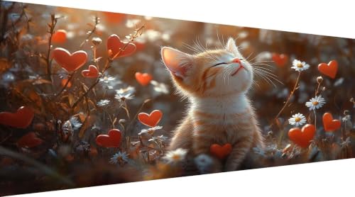 Broderie diamant cristal chat XXL, le kit complet de peinture diamant et idée cadeau créatif
