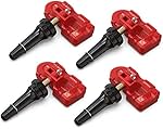 MORESENSOR Signature Series 315MHz TPMS Tire Pressure Sensor 4-Pack | Preprogrammed for Select 90+ Korean Brand Models | Replacement for 529332M000 | Snap-in | NX-S073-SN-4