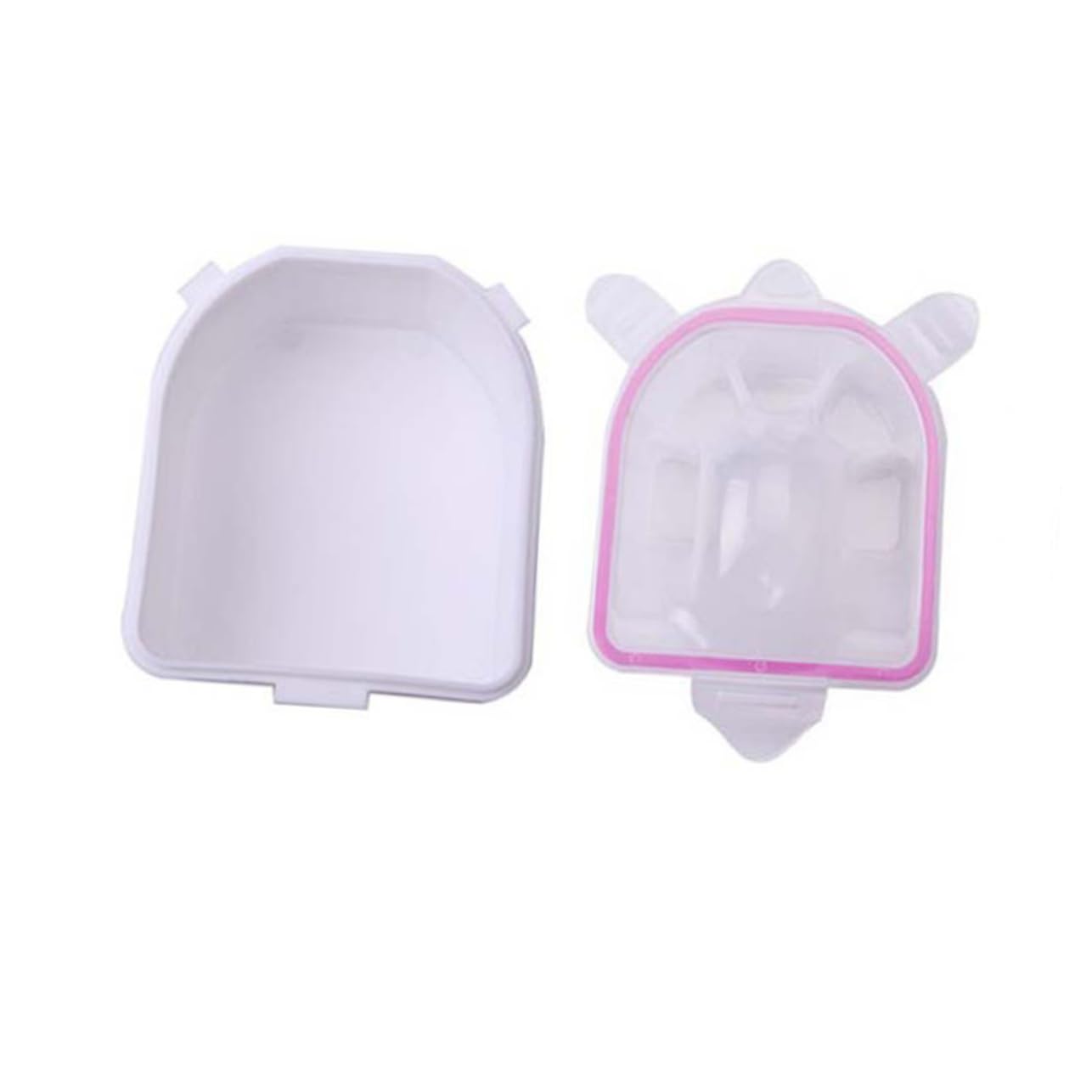 Beatifufu Professional Manicure Bowls 2pcs Nail Soaker Bowls Nail Art Remover Gel Polish Dip Powder Removal for Salon and Home