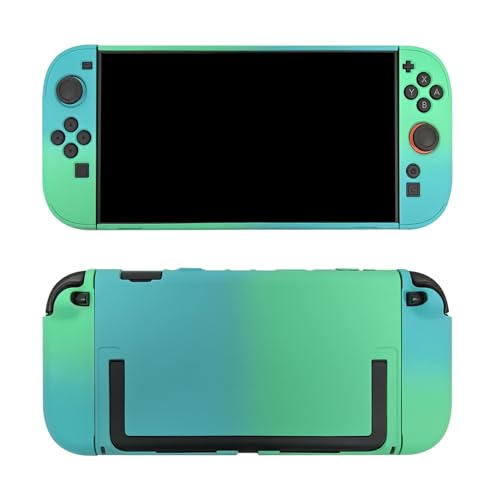 Ryo YXL Switch 2 対応 保護 ケース 2025モデル Joy-Con カバー 分離式 3点セット ドック対応 スイッチ2 専用 カバー 極薄軽量 装着簡単 耐衝撃 Switch2 スイッチ2用ケース ドッキング可能 ブルー グリーン