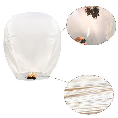Tel Charme * CL1 Paper Chinese Lanterns 12 Packs, Sky Lanterns To Release In Sky thumb #2