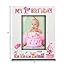 BELLA BUSTA-My 1st Birthday-Baby Boy, Baby Girl First Birthday-UV Print Wood Picture Frame (Girl, 5x7 Vertical)