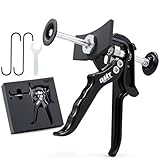 Orion Motor Tech Speedy Brake Caliper Compressor, Heavy Duty Single Dual Brake Piston Compressor Tool for Brake Pad Replacement, Disc Brake Caliper Tool Compatible with Most Cars & Trucks, Black