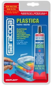 Uniplast Adesivo specifico per materie plastiche flessibili e rigide.