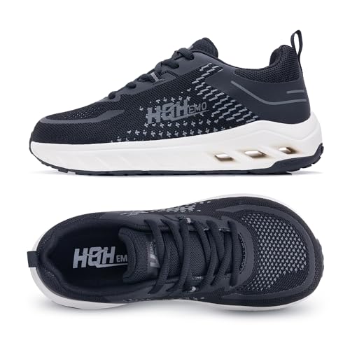 GOOBON Womens Wide Toe Box Walking Shoes with Arch Support Wide Width Tennis Running Sneakers Zero Drop Shoe